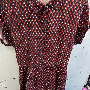 Bebop red/white /blue casual dress